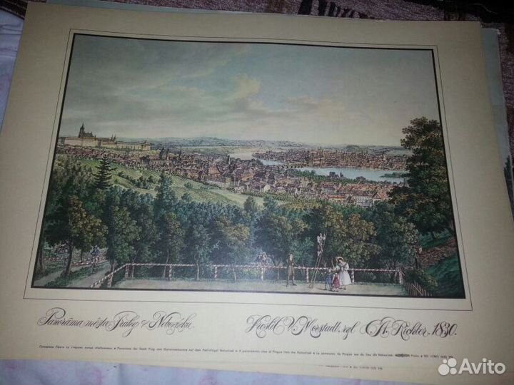Виды Праги гравюры Винценца Морштадта