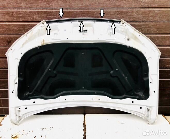 Уплотнитель капота Хендай Санта-Фе CM 2 06-12г