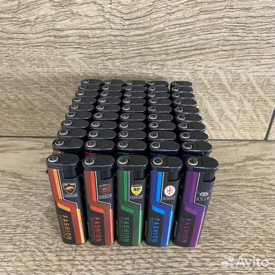 Зажигалка турбо пламя Авто 50шт