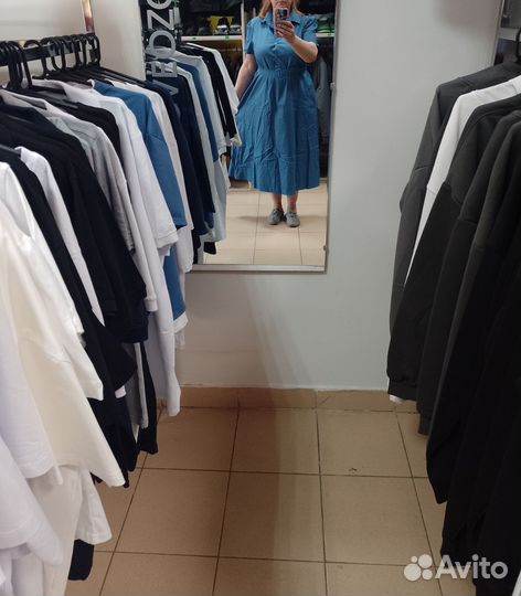 Платье джинсовое