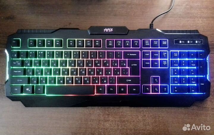 Игровая клавиатура Hiper kgm3x Rampage
