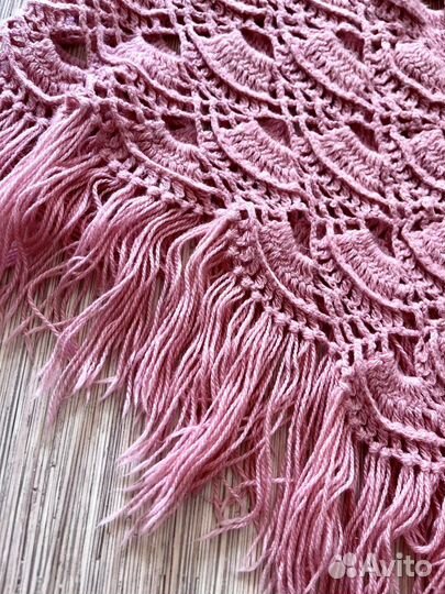 Шаль ажурная 80х160