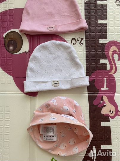 Шапки для девочки 5 штук