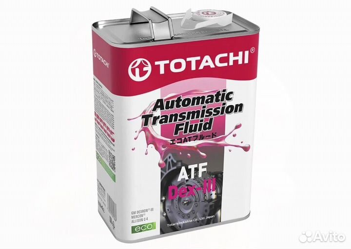 Масло трансмиссионное Totachi ATF Dexron III 4л