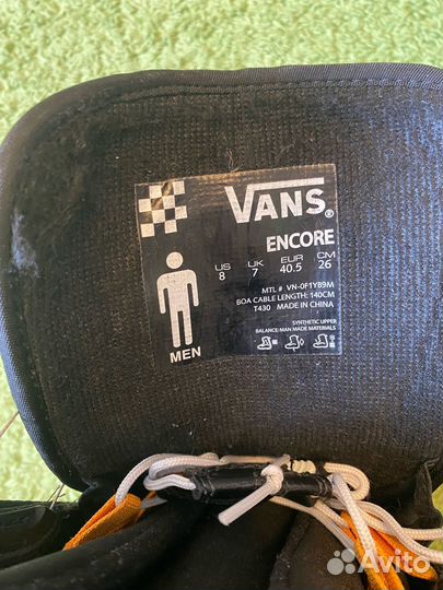 Ботинки для сноуборда Vans