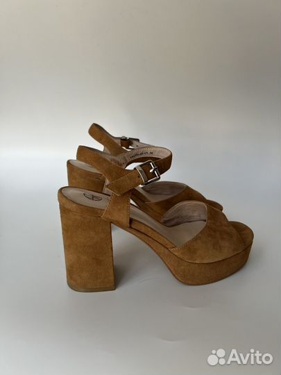 Замшевые босоножки эконика 36