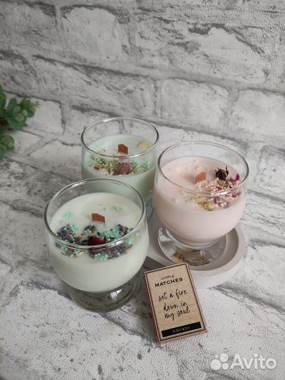 Свечи в бокале