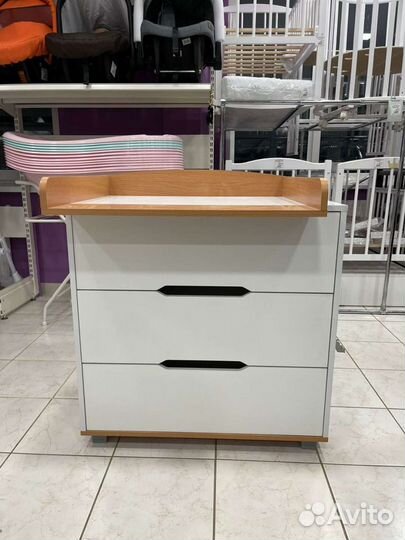 Комод пеленальный 3 ящика съёмная столешница