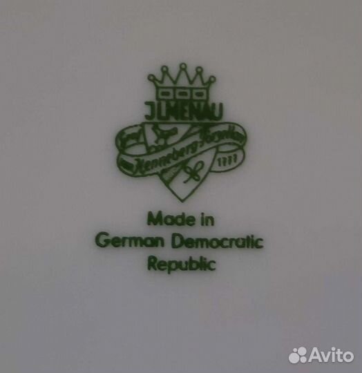 Столовый сервиз гдр jlmenau