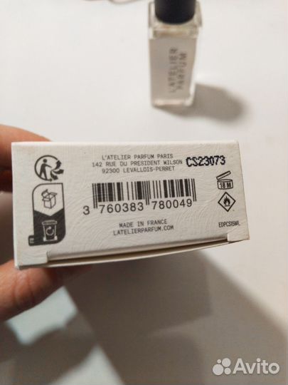 Духи L'atelier Parfum