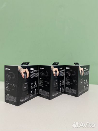 Беспроводные наушники Marshall Major IV, черные