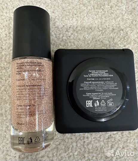 KDA тональная основа и кушон