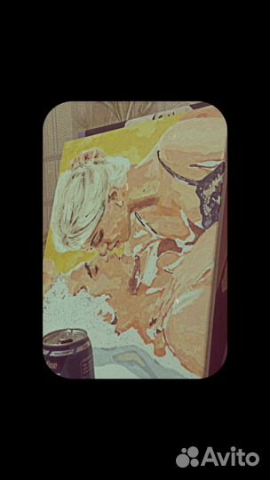 Картины по номерам раскрашенная