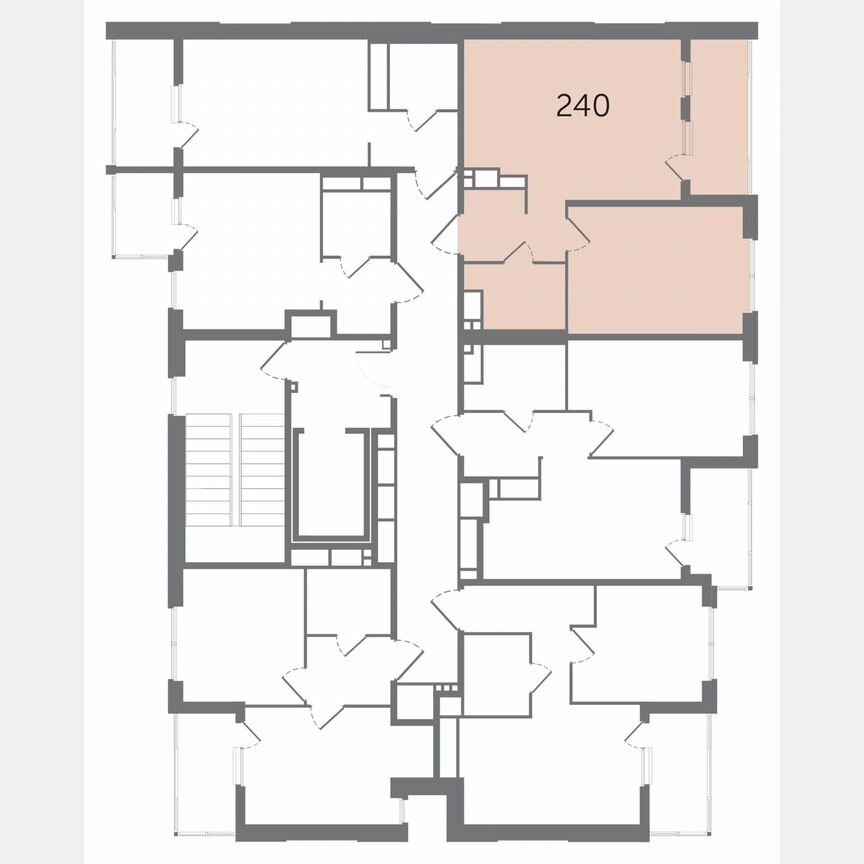 1-к. квартира, 51,8 м², 3/10 эт.