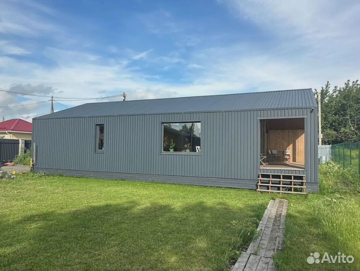 Готовый каркасный модульный дом под ключ