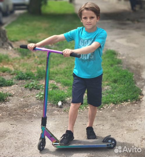 Трюковой самокат Hipe H4 Neo Chrome