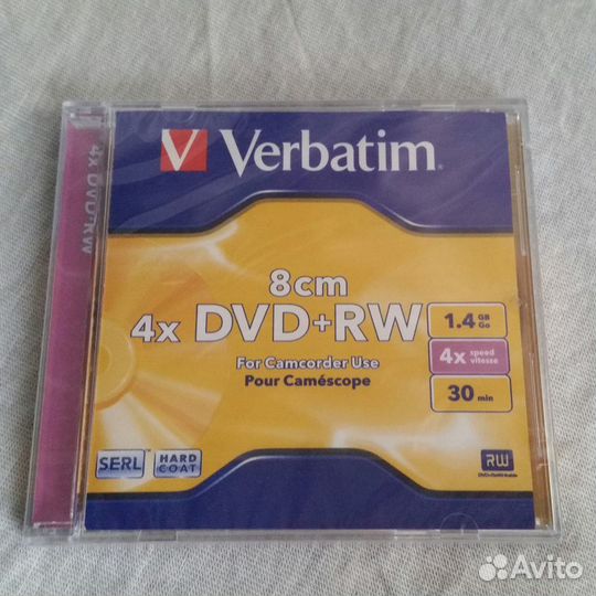 Диск DVD+ RW Verbatim