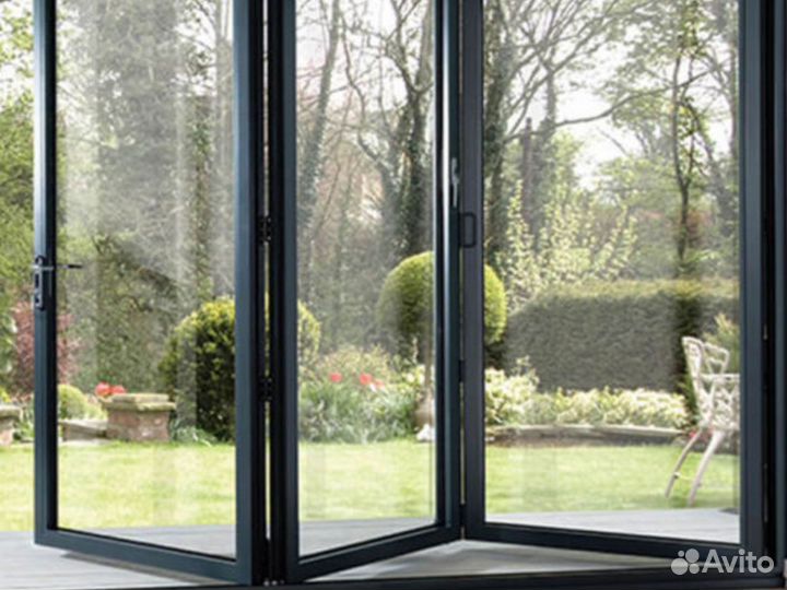 Окна алюминиевые и двери для домов и коттеджей