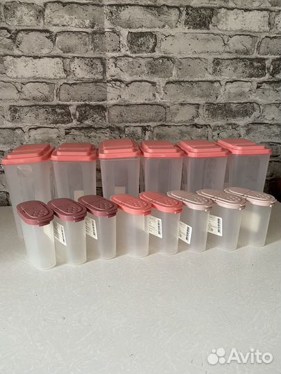 Банки для сыпучих и специй 14 шт
