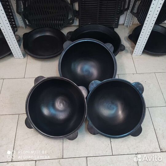 Казан Чугунный Узбекский Обожжённый