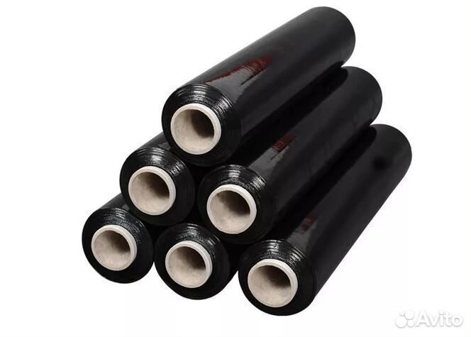 Стрейч пленка черная 500х20мкм