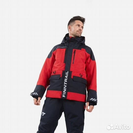 Костюм мужской зимний finntrail powerman Red L, 37