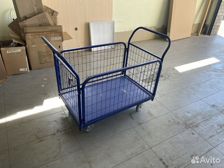 Корзина тележка на колесах 1200*600 h500