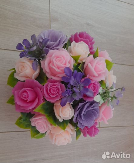 Цветы из мыла