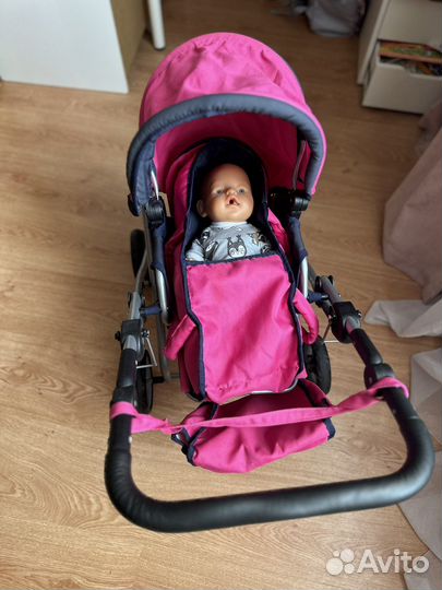 Коляска для кукол трансформер
