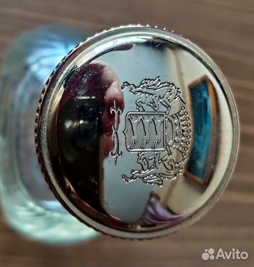 Винтаж: бутылка хрустальное стекло