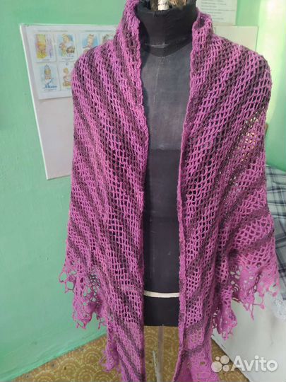 Шаль ручной работы