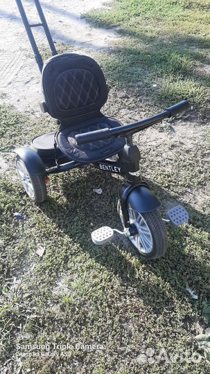 Детский велосипед с родительской ручкой