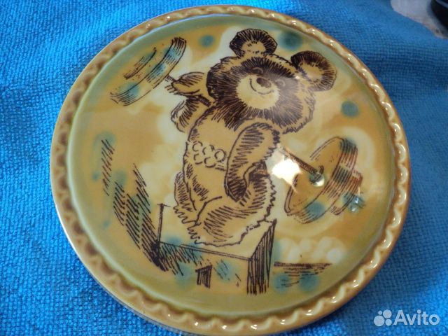 Настенные мишка керамика СССР