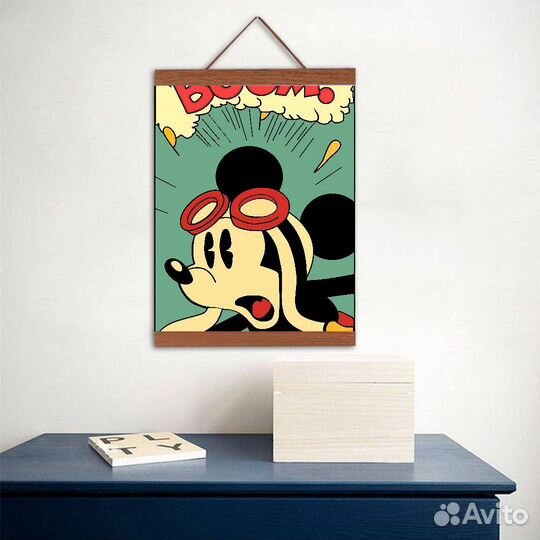 Постер Mickey Mouse в магнитной рамке (50х70)