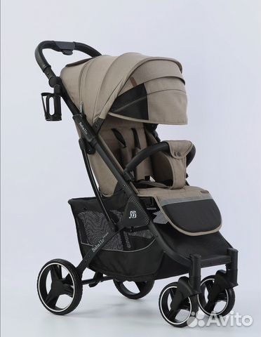 Прогулочная коляска бабало 2023 коричневая