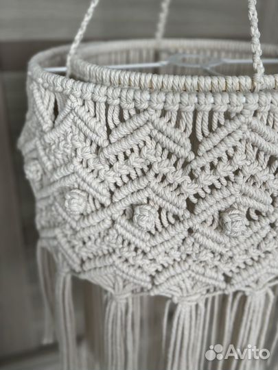 Абажур макраме