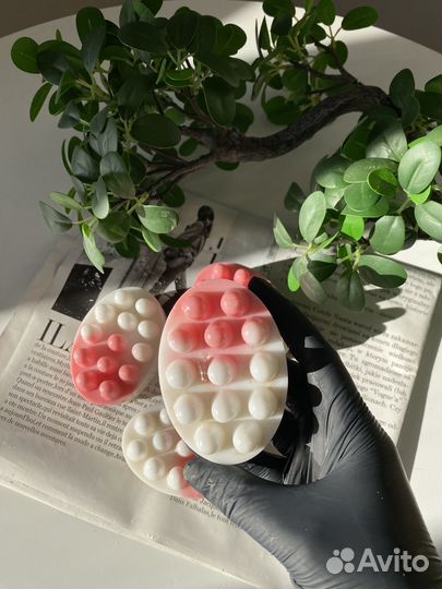 Мыло ручной работы / мыло с люфой / мыло массажное