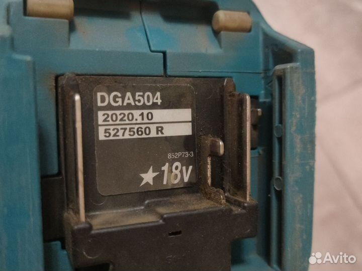 Аккумуляторная ушм Makita DGA504RTE