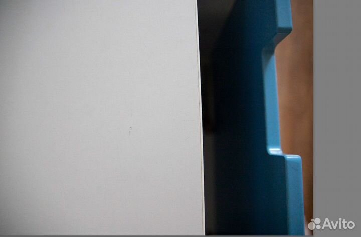 IKEA стува стол-скамья с ящиком синяя