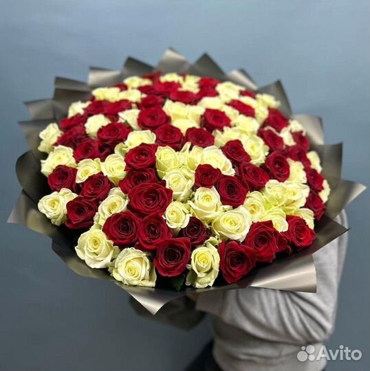 Доставка цветов 101 роза