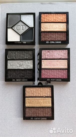 Тени Dior, Givenchy, Clarins, Chanel, Lancome