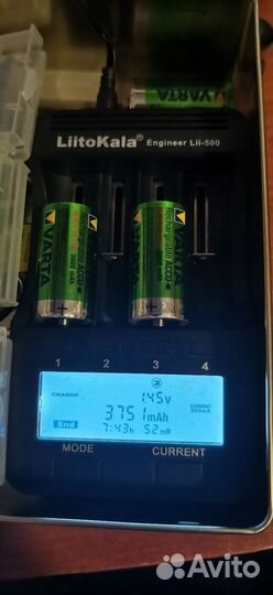 Аккумуляторные батарейки типС varta 3000 mAh, 1.2v