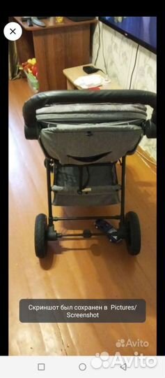 Прогулочная коляска с надувными колесами