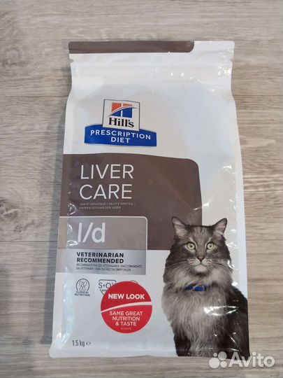 Hill's l/d корм для кошек 1.5 кг