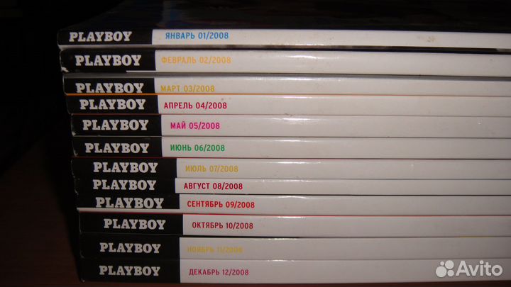 Журналы плейбой 2008