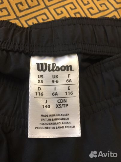 Шорты спортивные теннис Wilson