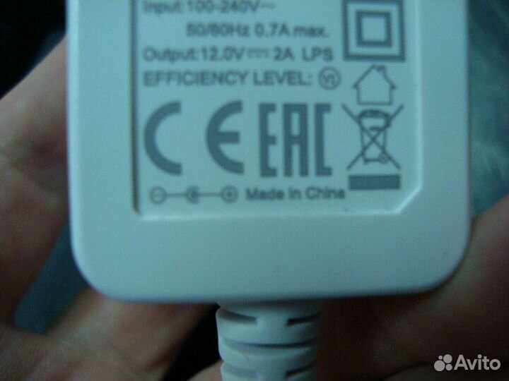 Блок питания 12V на 2A новый