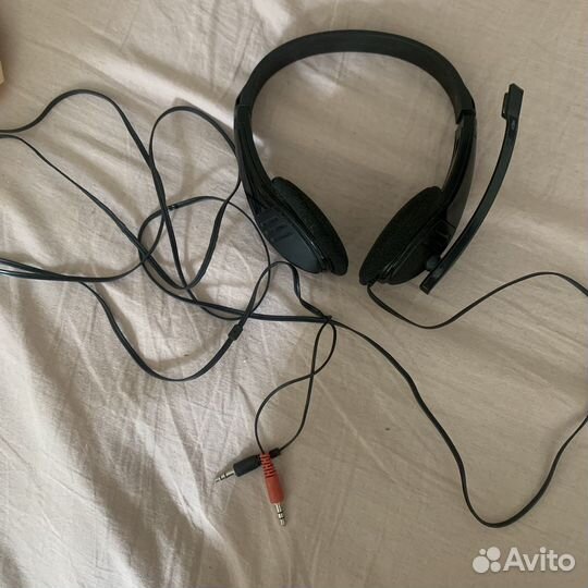 Наушники с микрофоном Оклик