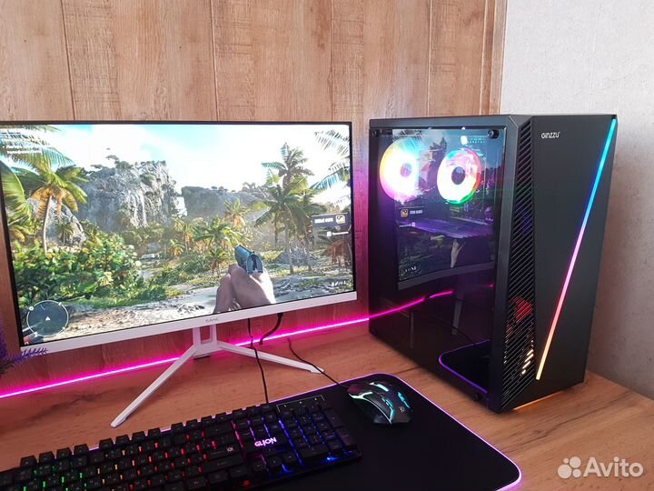 Игровой пк Intel 10/20 ядер/GTX 1660 6gb/SSD 256gb