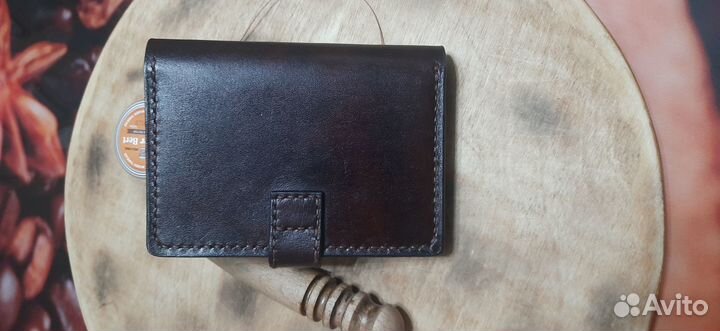Кошелек кожанный мужской ручной работы